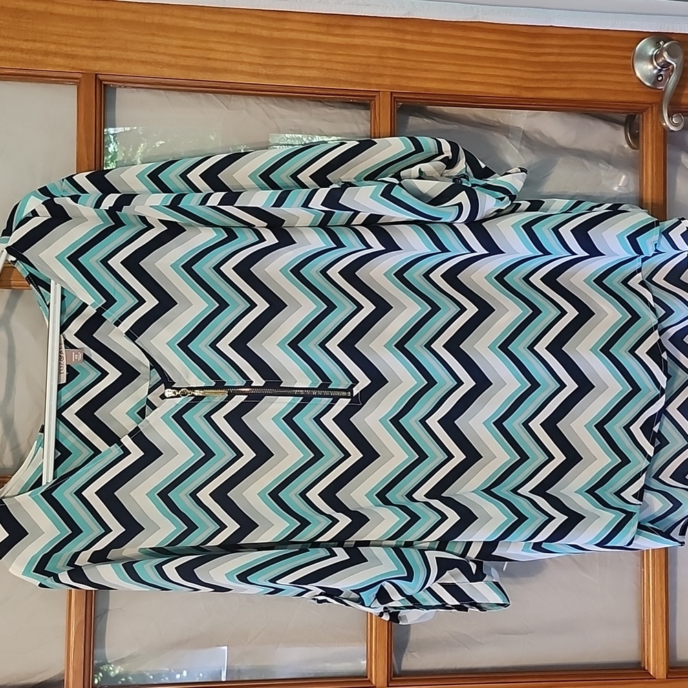 Roz & Ali Size 2X Chiffon Blouse